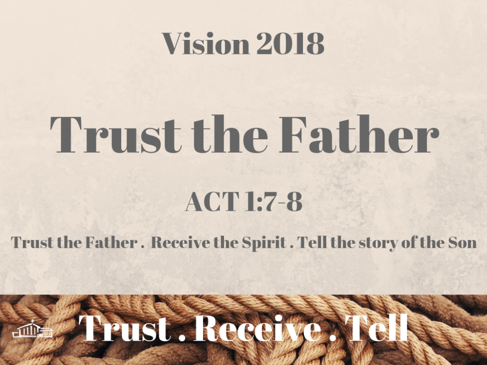 Trust-Receive-Tell : Trust the Father