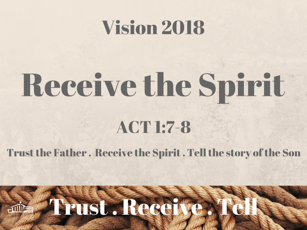 Trust-Receive-Tell : Receive the Spirit